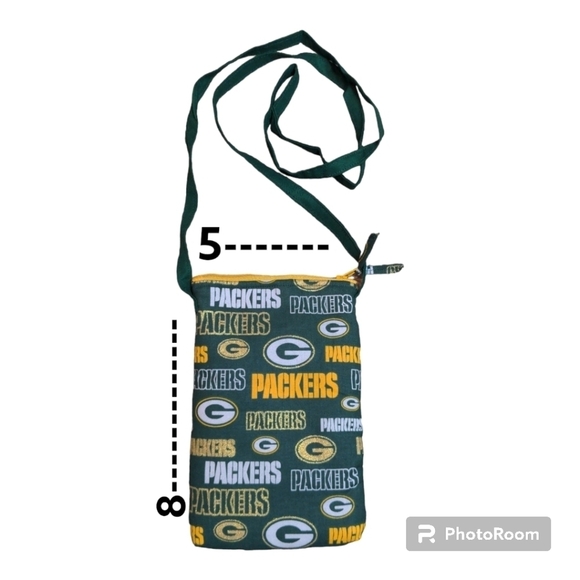 Green Bay Packer Crossbody Quilted HANDMADE COASTAL Grandma - Picture 4 of 7
